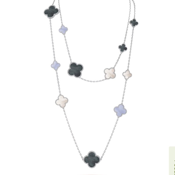 Van Cleef and Arpels Magic Alhambra Long 16 Motifs Necklace. - Picture 1 of 7